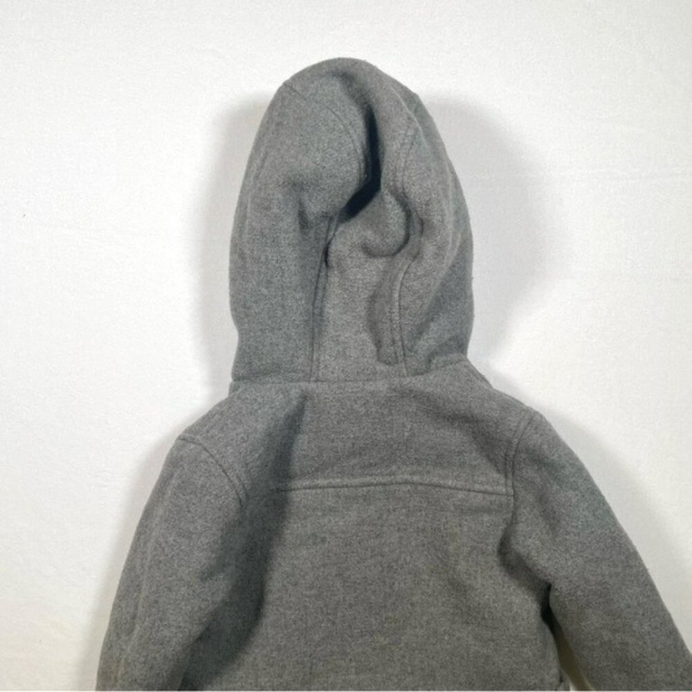 Mini Rebel Toddler Grey Hooded Wool Toggle Coat 24-36m Winter - Picture 2 of 7